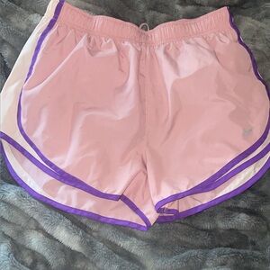 Nike Women's Athletic Shorts in Pink and Purple